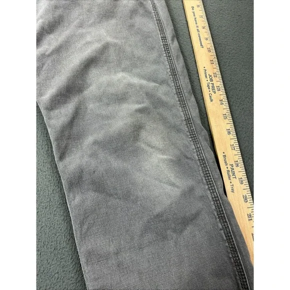 Carhartt Pants Mens 32x32 Gray Relaxed Fit Canvas Workwear Utility Distressed - Picture 7 of 15